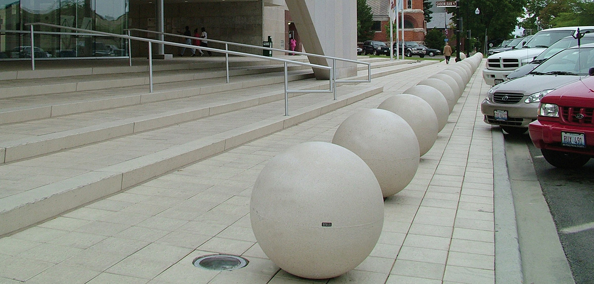 Spherical Concrete Bollard